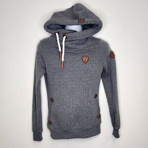 Wanakome Grey Hoodie Sweatshirt (XS)